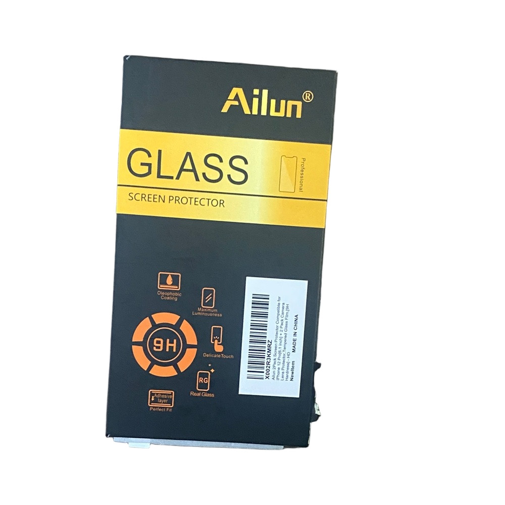🎁Ailun Black and Yellow Screen Protector Open Box
